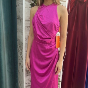 VESTIDO CLAUDIA rosa fucsia