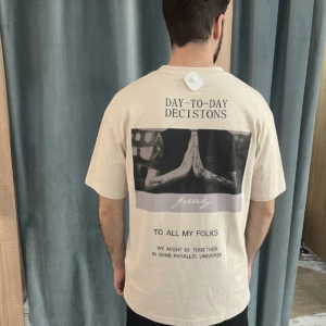 Camiseta beige hombre talla XL