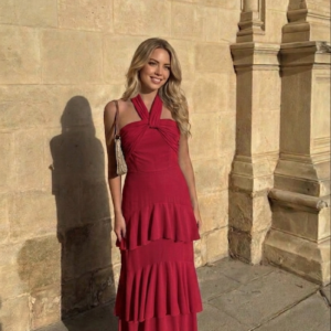 Vestido multiposición rojo
