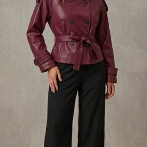 CHAQUETA POLIPIEL ESTILO ZARA