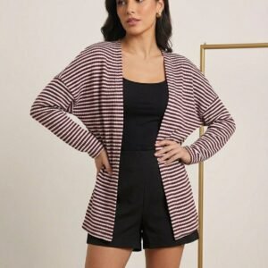 Cárdigan chaqueta Burdeos